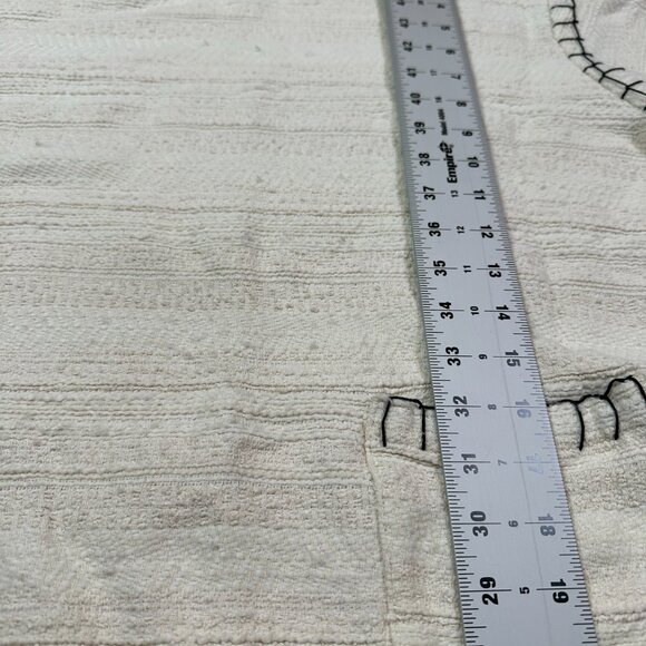 HATCH Maternity Shift Mini Dress White Thick Stitch Women's Size 1 - Picture 5 of 6